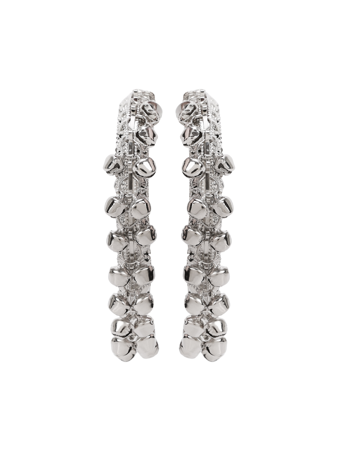 YouBella Jewellery Stylish Silver Plated Bangles for Girls and Women